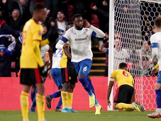 Tranmere fight back from three goals down to earn Watford FA Cup replay