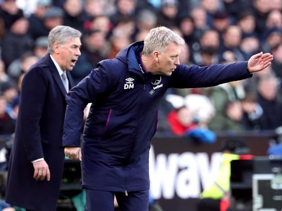 Moyes rues missed opportunity as Hammers share points with Everton