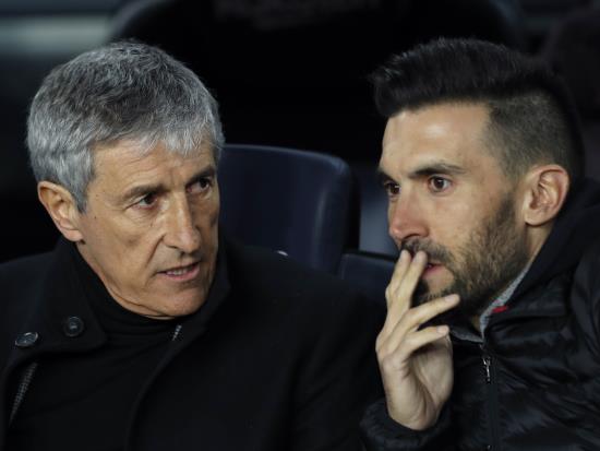 Barcelona boss Quique Setien up for the challenge of Valencia