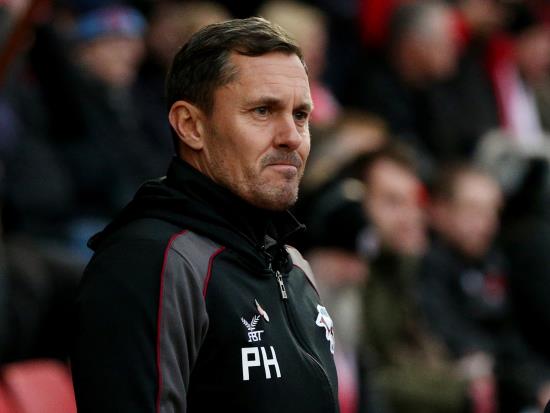 Scunthorpe manager Paul Hurst: Van Veen’s red card was pathetic