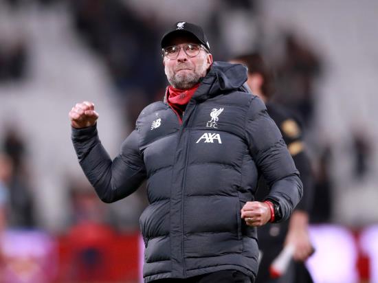 Klopp unhappy with Liverpool performance despite victory at West Ham