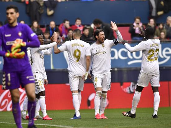 Real Madrid bounce back to beat Osasuna and extend LaLiga lead