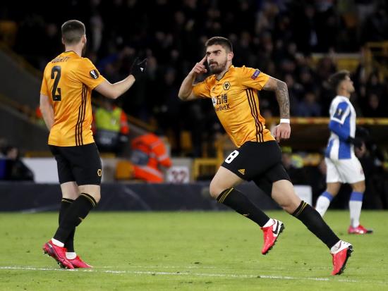 Diogo Jota hat-trick helps Wolves to emphatic first-leg victory