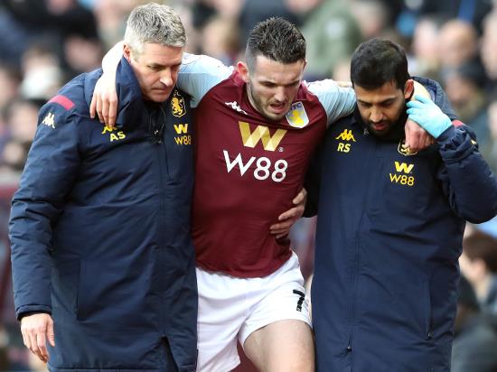 McGinn unable to recover from injury in time for Carabao Cup final