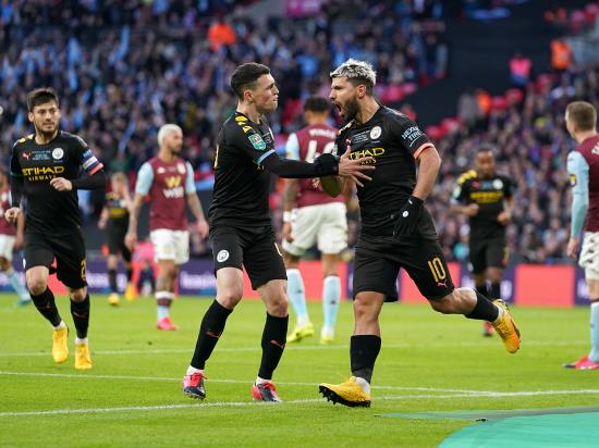 Three in a row for Man City as they edge out Aston Villa to win Carabao Cup