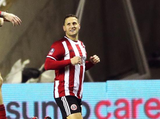 Sharp goal takes Blades past Royals and into FA Cup quarter-finals