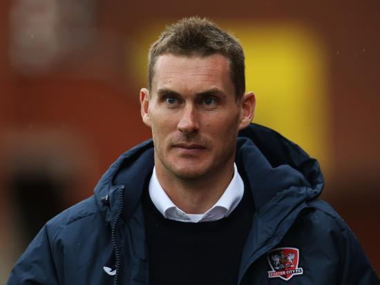 Matt Taylor angry at officials after Exeter have goal disallowed at Walsall