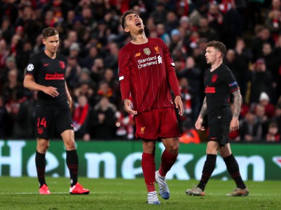 Liverpool knocked out of Champions League after home defeat by Atletico Madrid