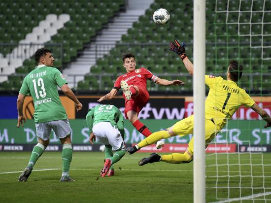 Kai Havertz brace helps Bayer Leverkusen beat Werder Bremen