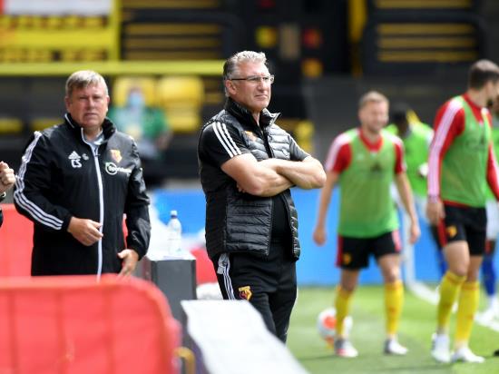 Nigel Pearson happy with how Watford adapted to lack of crowd at Vicarage Road