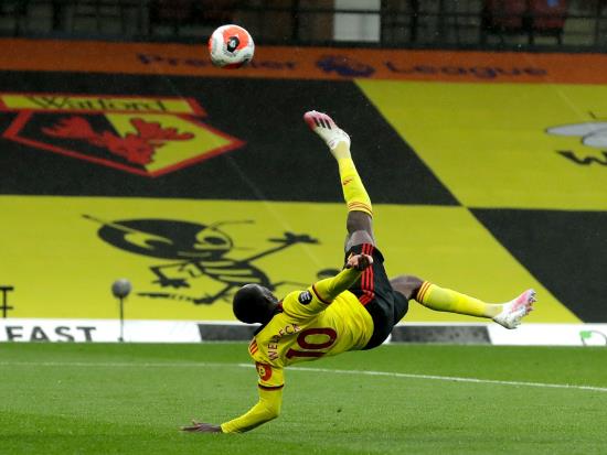 Stunning Danny Welbeck overhead kick inspires Watford to vital win over Norwich