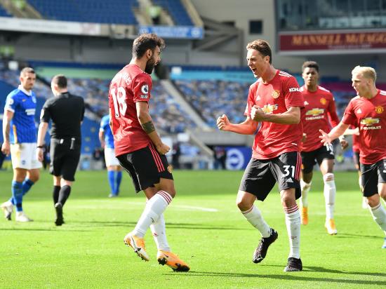 Bruno Fernandes on the spot late on as Brighton pay the ultimate penalty