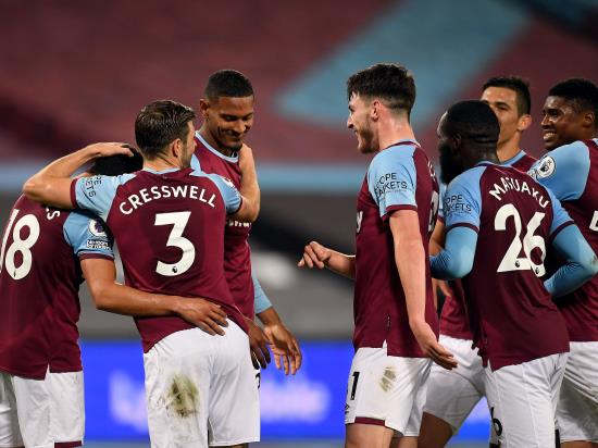 West Ham give self-isolating David Moyes a lift with crushing win over Wolves