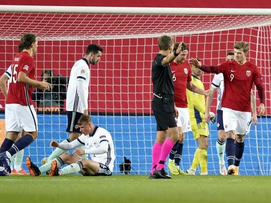 Northern Ireland beaten by Norway after Stuart Dallas own goal