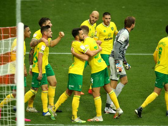 Jordan Hugill nets added-time penalty to give Norwich win at Rotherham