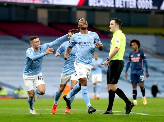 Manchester City 1 - 0 Arsenal: Raheem Sterling strike earns Manchester City narrow victory over Arsenal