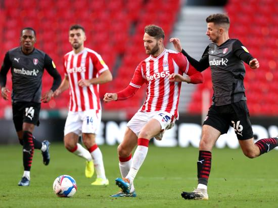 James McLean’s goal gives Stoke victory over Rotherham