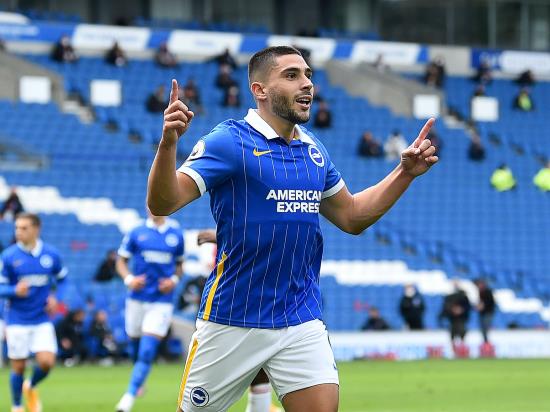 Neal Maupay back for Brighton’s battle with Burnley