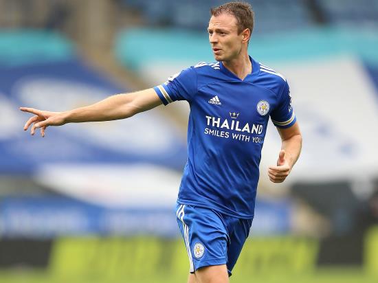 Jonny Evans expected to return from back problem as Leicester face Wolves