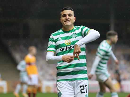 Mohamed Elyounoussi nets hat-trick as Celtic bounce back with Motherwell win