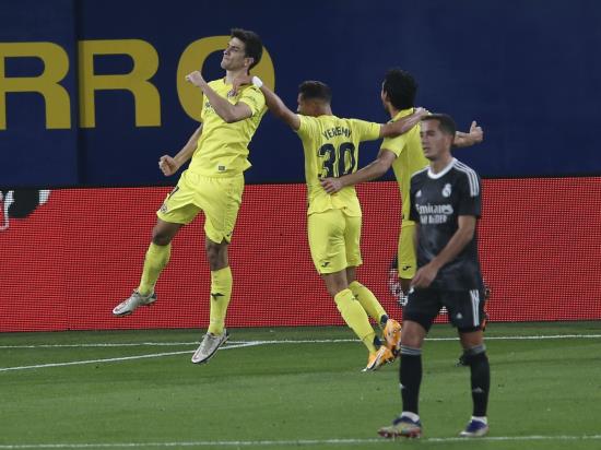 Real Madrid boss Zinedine Zidane sees draw at Villarreal as two points dropped