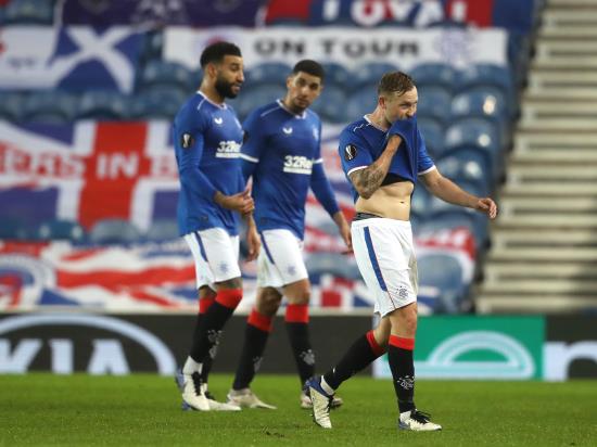 Rangers held by Benfica after letting two-goal lead slip late on at Ibrox