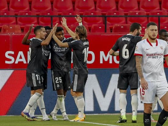 Real Madrid end three-game winless run with battling victory at Sevilla