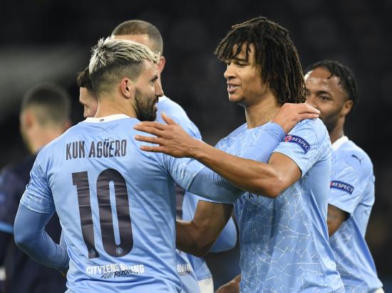 Manchester City 3 - 0 Marseille: Sergio Aguero back with a goal as Manchester City cruise to victory
