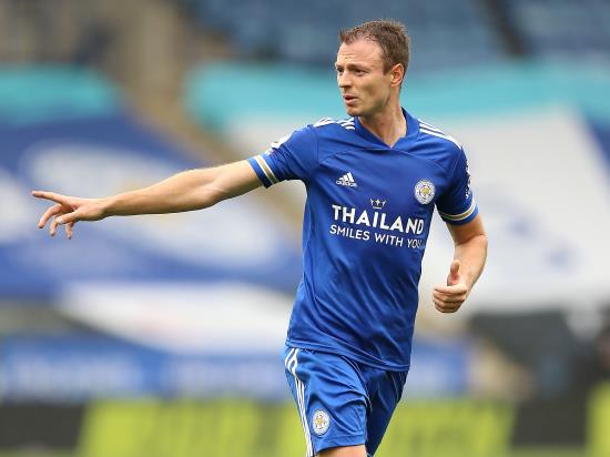 Leicester without Jonny Evans for Everton clash