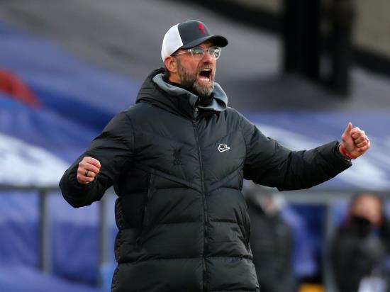 Jurgen Klopp looks forward to break after Liverpool hit seven at Palace