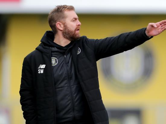 Simon Weaver smiling as Harrogate come from behind to beat Oldham