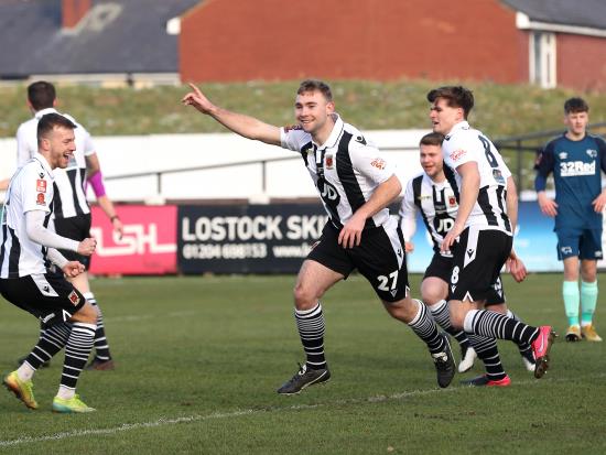 Connor Hall and Mike Calveley on target as Chorley dump out Covid-hit Derby