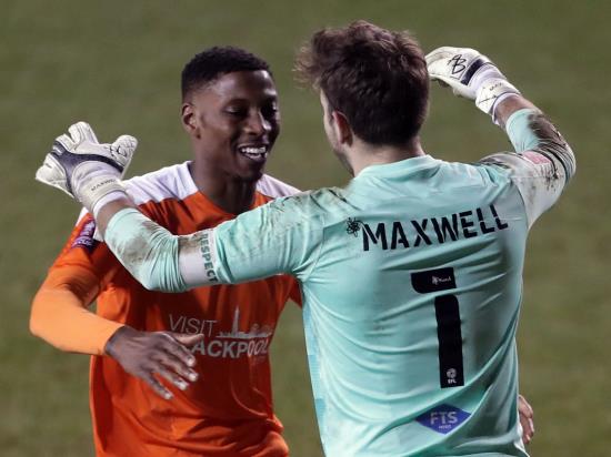 Neil Critchley hails hero Chris Maxwell as Blackpool upset West Brom in FA Cup