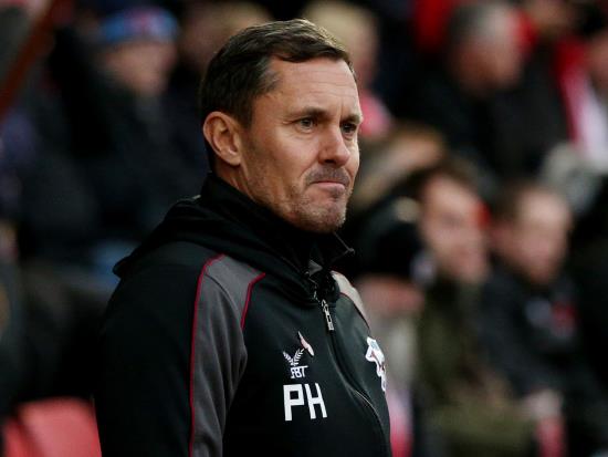 Paul Hurst ’embarrassed’ by Grimsby’s display at Scunthorpe