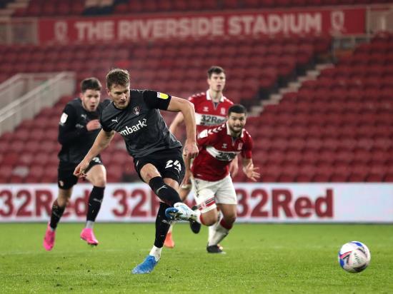 Lacklustre Middlesbrough pay penalty as Rotherham romp to comfortable victory