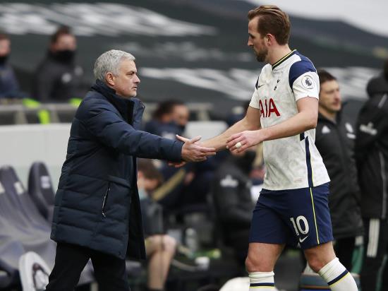 Jose Mourinho admits Tottenham ‘depend a lot’ on Harry Kane
