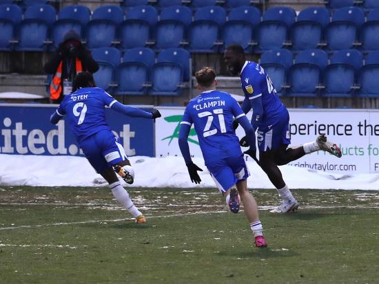 Frank Nouble’s late equaliser earns point for Colchester against Mansfield