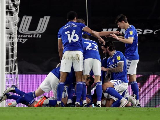 Cardiff make it six wins in a row with victory over play-off rivals Bournemouth
