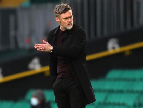 Graham Alexander unhappy with referee’s decision to turn down Motherwell penalty