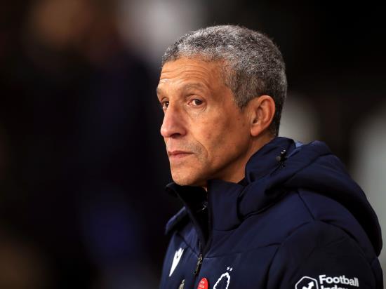 Chris Hughton rues missed chances as Nottingham Forest lose to Luton