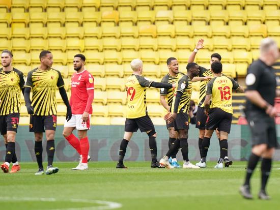 Adam Masina’s early strike is enough to ease Watford past Nottingham Forest