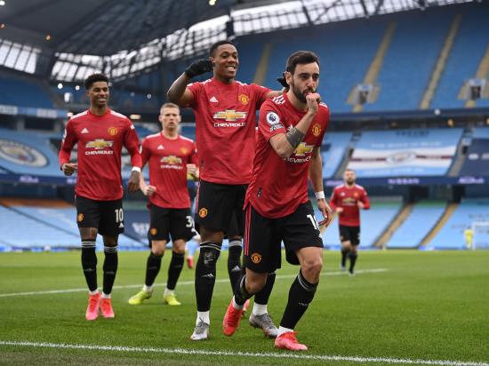 United take Manchester derby spoils to end City’s record run