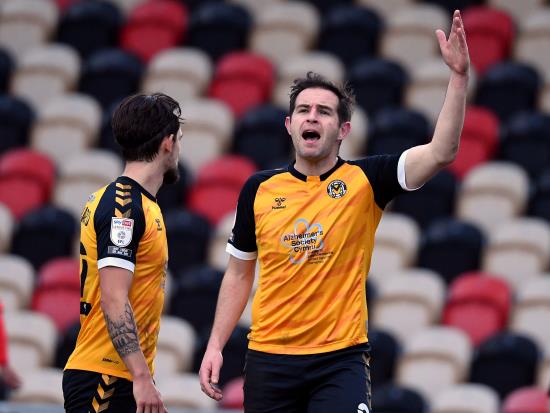 Matty Dolan’s late double earns Newport victory over Bradford