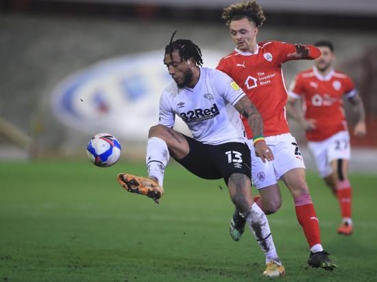 Barnsley’s unbeaten league run reaches 10 following stalemate with Derby