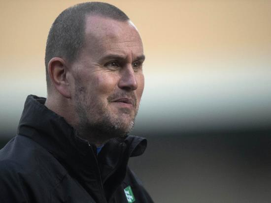 Mark Robinson unhappy with AFC Wimbledon’s second-half display against Wigan
