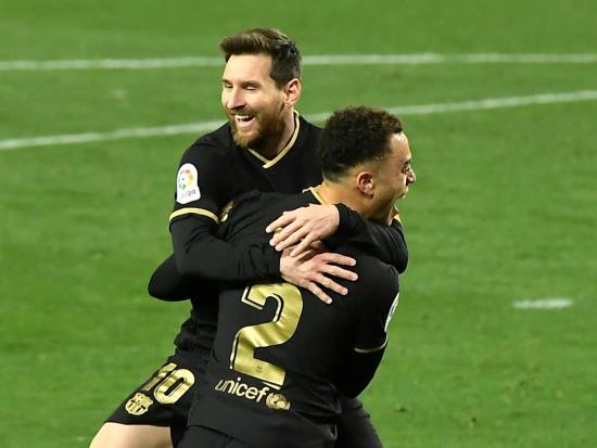 Lionel Messi stars on landmark night as Barcelona hit Sociedad for six