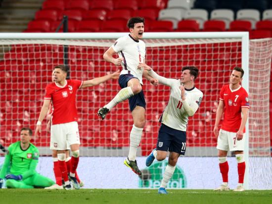 England 2 - 1 Poland: England keep winning start going as Harry Maguire’s late strike sees off Poland