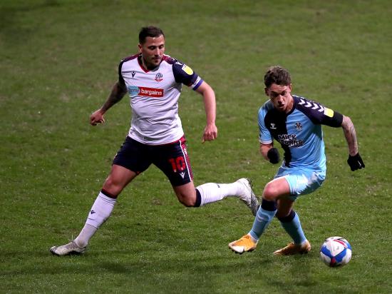Antoni Sarcevic remains absent as Bolton welcome Colchester