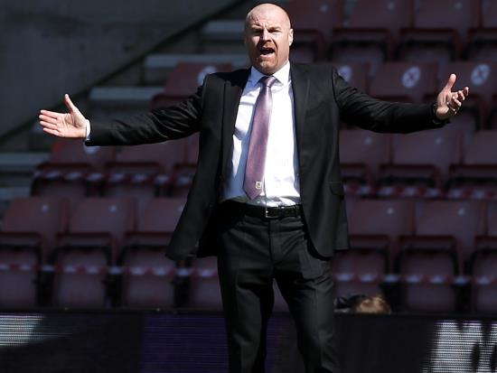 Sean Dyche unhappy with penalties not given as Burnley throw away two-goal lead