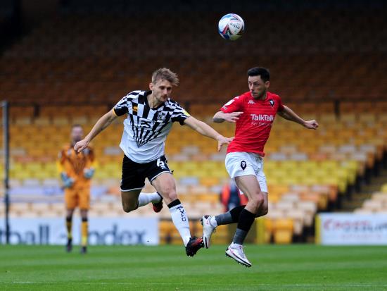 Port Vale dent Morecambe’s automatic promotion hopes with hard-fought victory